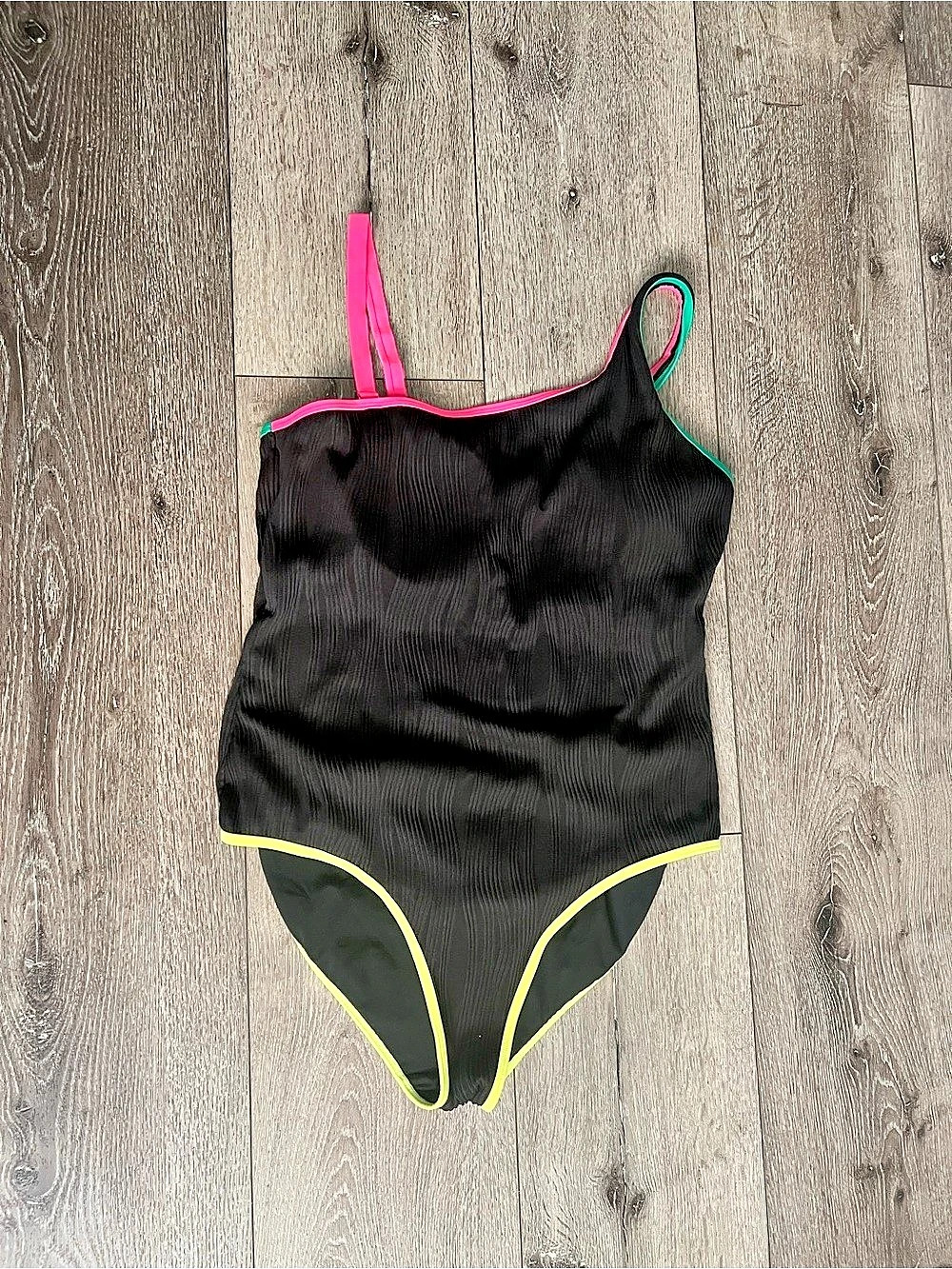 Black One-Piece Swimsuit